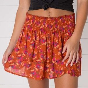 Natural Life flowy floral skirt